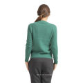 Latest Arrival trendy style green used cashmere sweaters